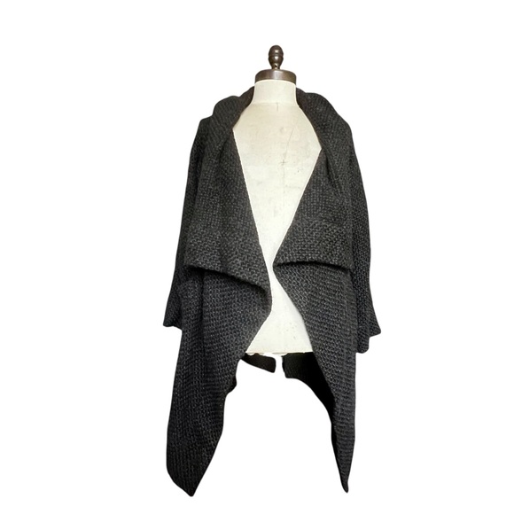 VTG Vivienne Westwood Anglomania Cardigan Sweater SZ 40 Grey/BLK Chunky Retro - Picture 6 of 16